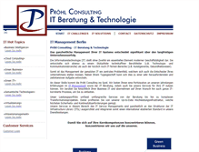 Tablet Screenshot of proehlconsulting.de